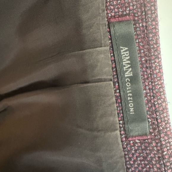 Armani Collezioni Purple Sport Coat Modern Fit - Picture 5 of 5